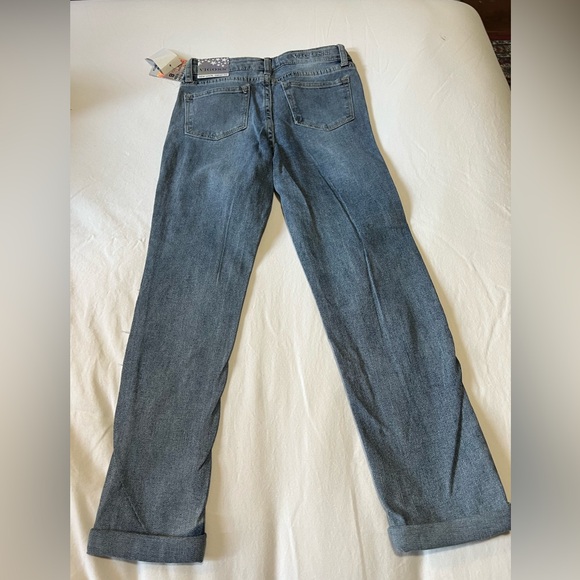 Vigoss Stretch Denim Patchwork Jeans NWT - Picture 2 of 8
